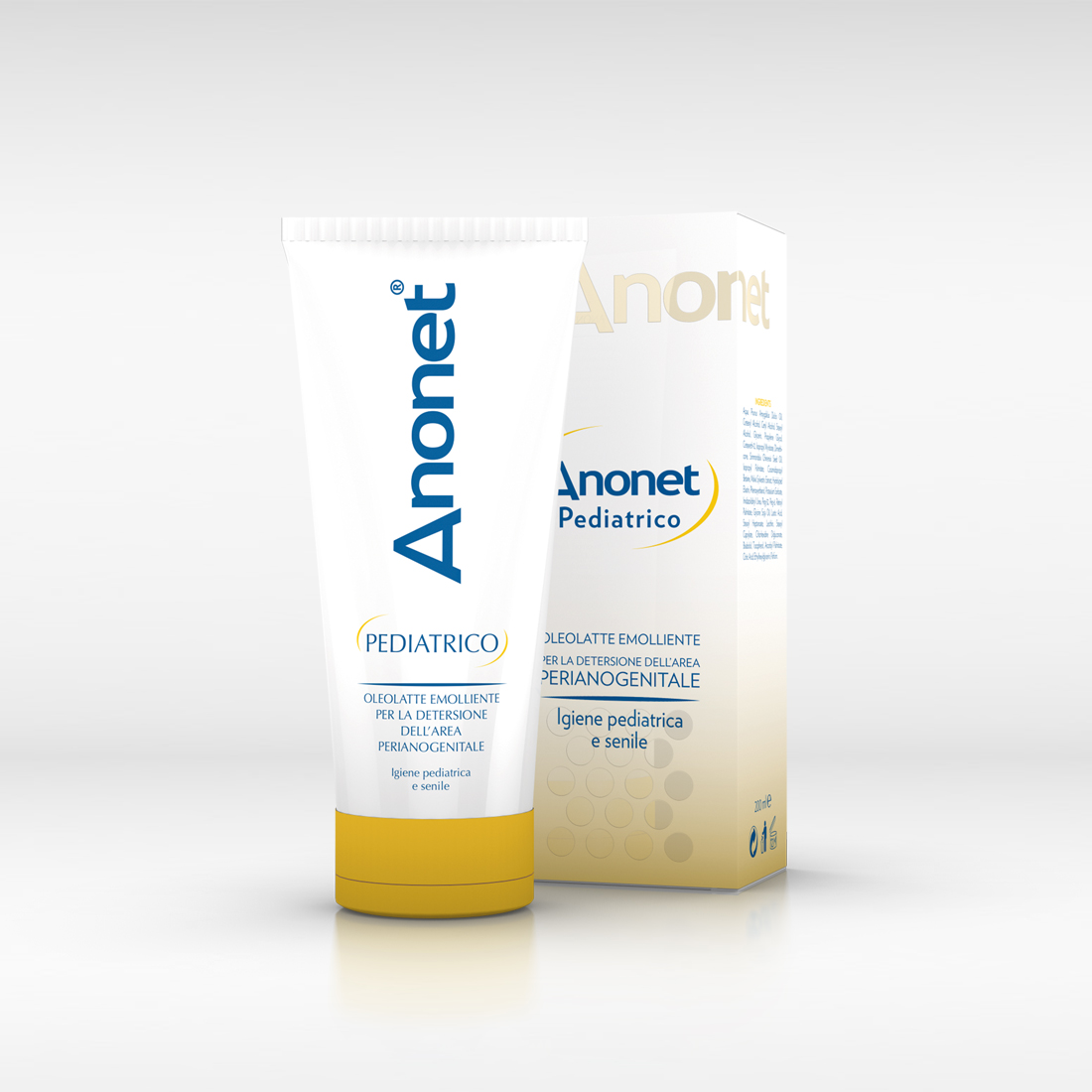 Anonet Pediatrico Detergente Senza Risciaquo Corpo e Igiene Intima 200 ml