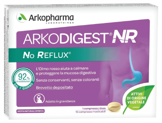 Arkodigest No Reflux Integratore Digestivo 16 Compresse