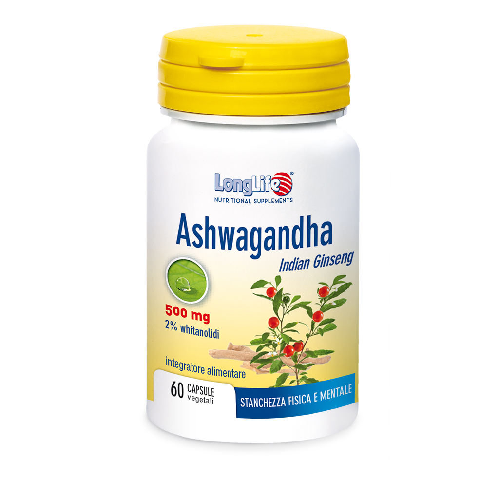 LongLife Ashwagandha Integratore Rilassante 60 Capsule