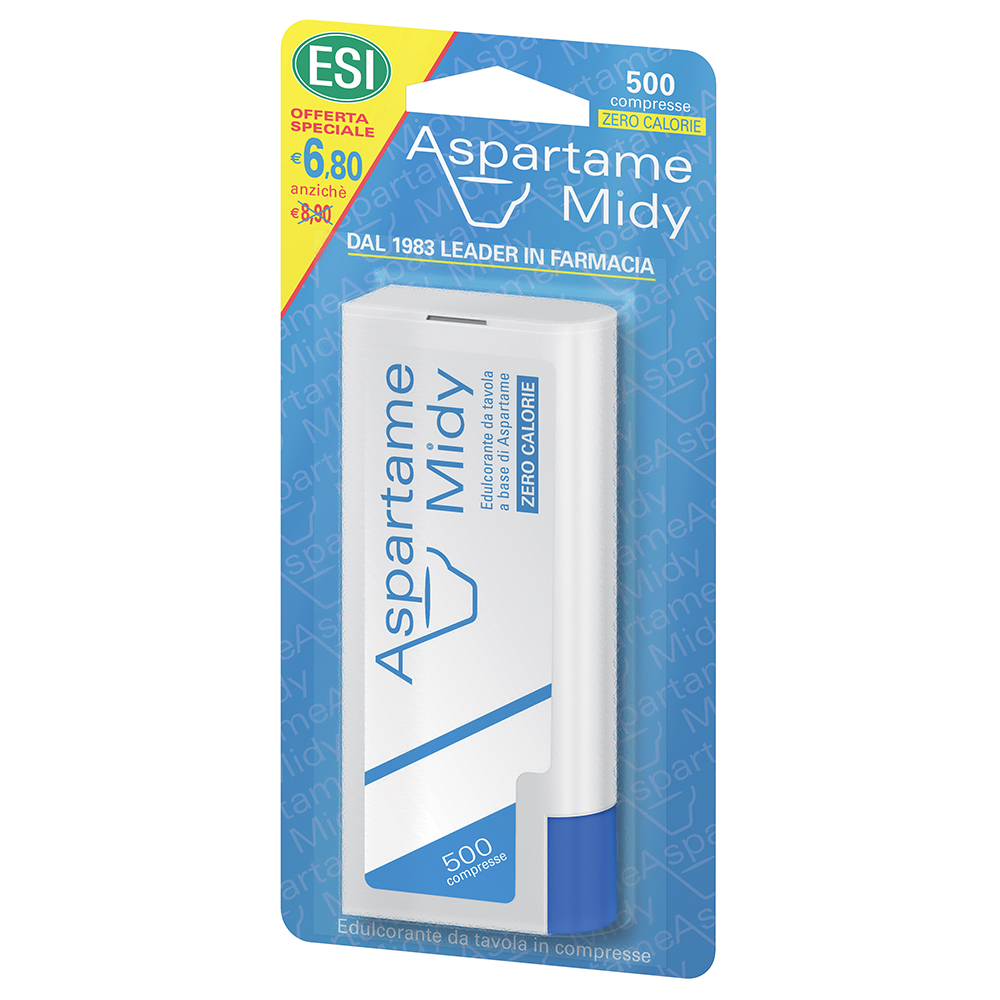 Aspartame Midy Edulcorante 500 Compresse