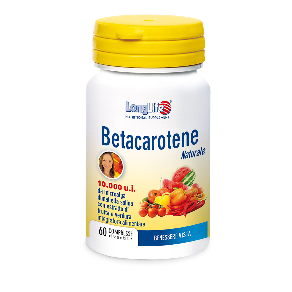 LongLlife Betacarotene Integratore Abbronzatura 60 Compresse