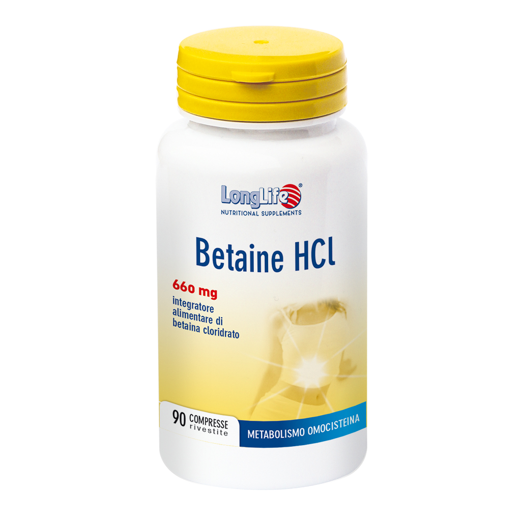 LongLife Betaine HCl Integratore 90 Compresse