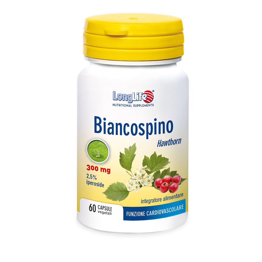 LongLife Biancospino Integratore Cardiovascolare 60 Capsule