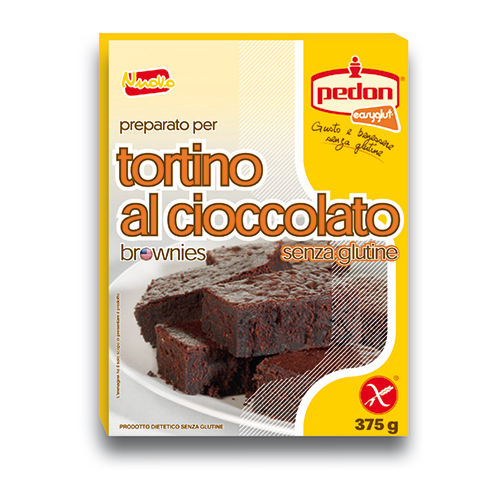 Pedon Easy Glut Preparato Per Tortino Al Cioccolato Senza Glutine 375 g