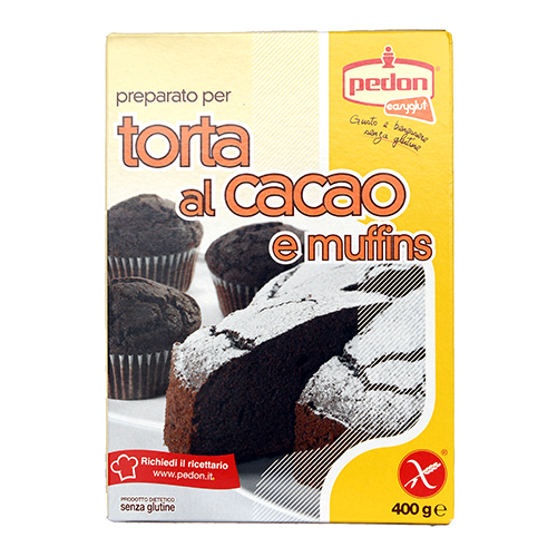 Pedon Easy Glut Preparato Per Torta Al Cacao E Muffin Senza Glutine 400 g