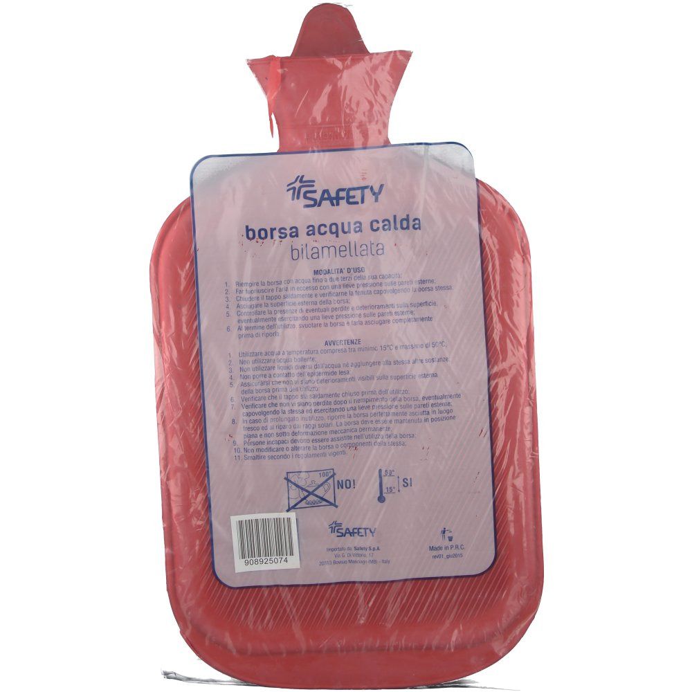 Safety Borsa Acqua Calda Bilamellata