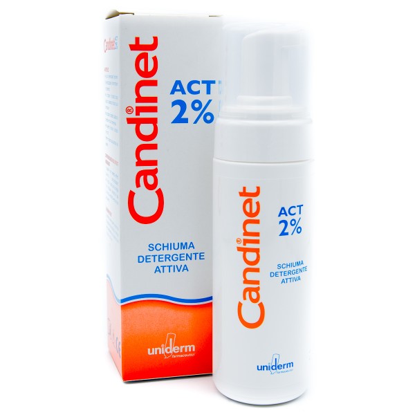 Candinet Act 2% Schiuma Detergente Attiva Igiene Zona Ano-genitale 150 ml