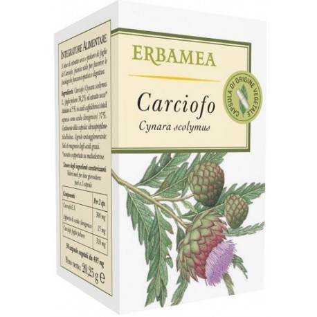 Carciofo 50 capsule vegetali - integratore per la funzionalitÃ  epatica