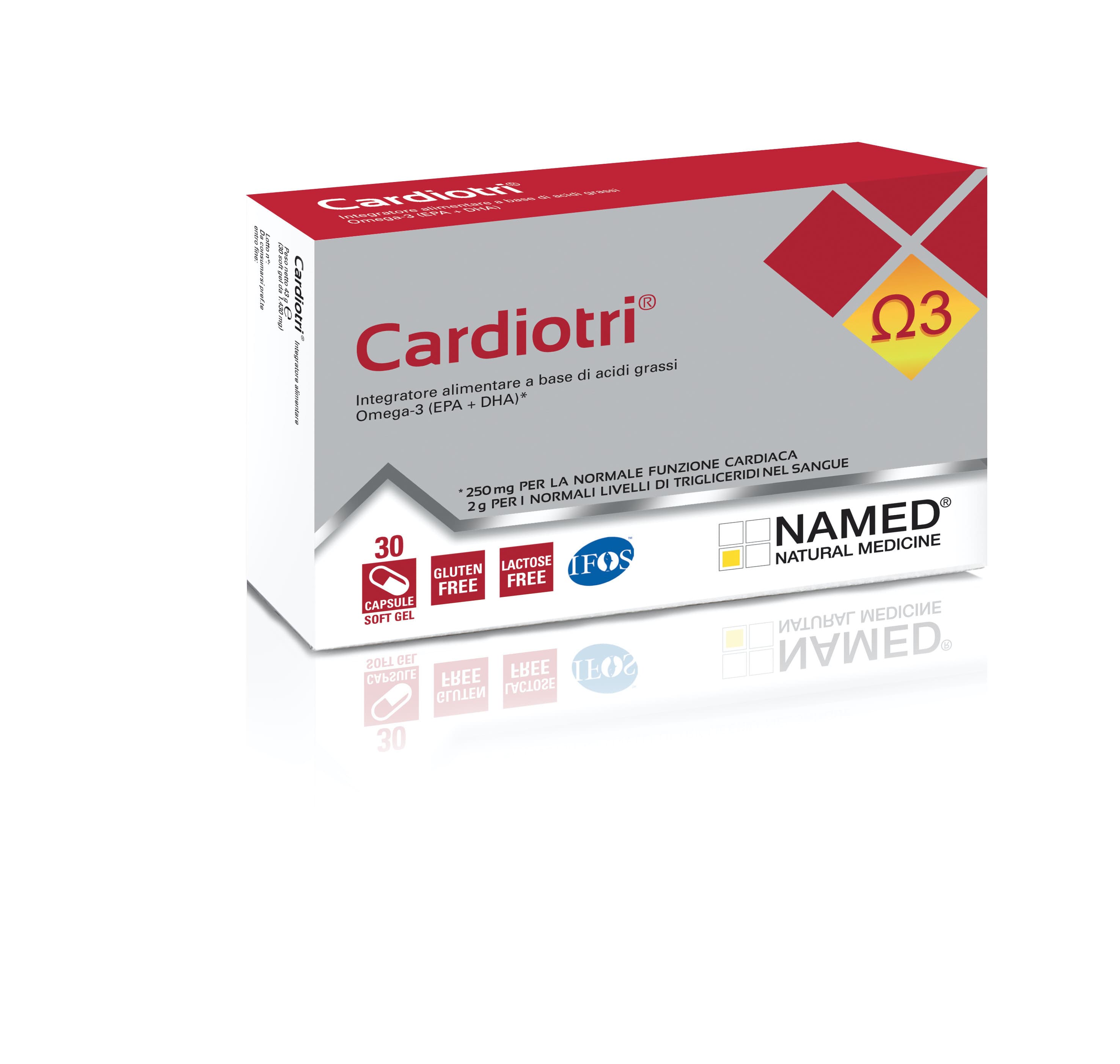 Cardiotri Integratore di Acidi Grassi Omega3 30 Softgel