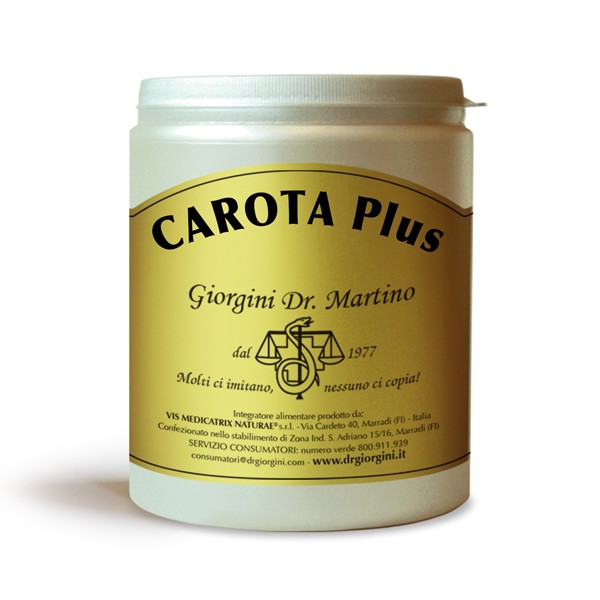 Dr. Giorgini Carota Plus Polvere Integratore Vista 360g