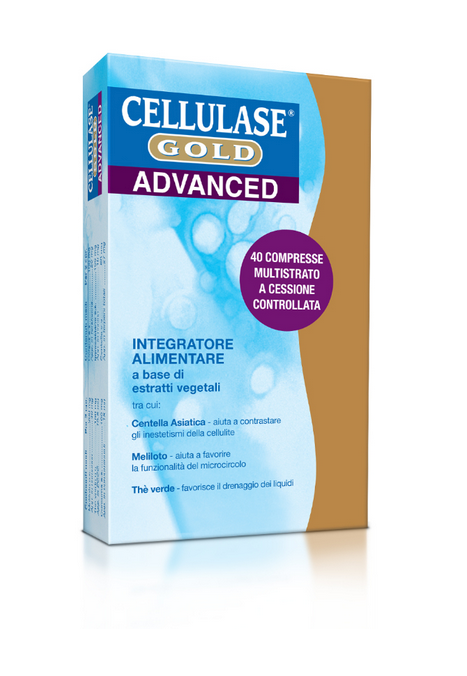 Cellulase Gold Advanced Integratore Anticellulite 40 Compresse
