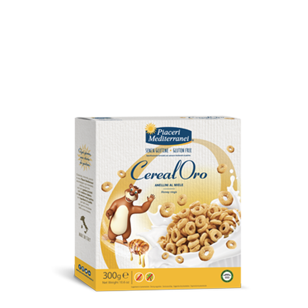 Piaceri Mediterranei® Cereal Oro Anellini al Miele