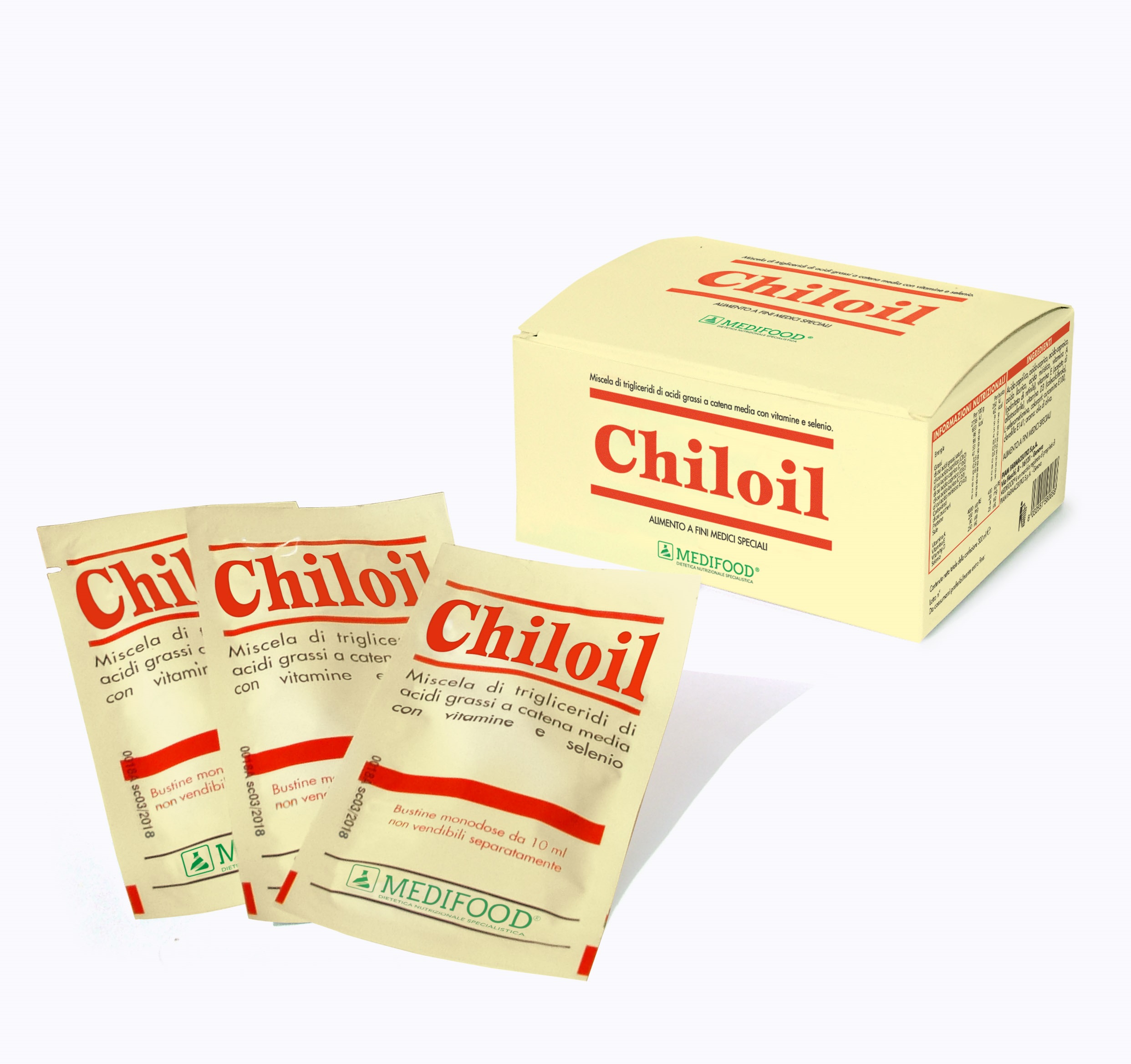 Chiloil Alimento Dietetico Fini Speciali 30 Bustine Monodose 10 ml