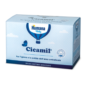 Cicamil Salviettine Monouso Pulizia Cordone Ombellicale 30 Pezzi