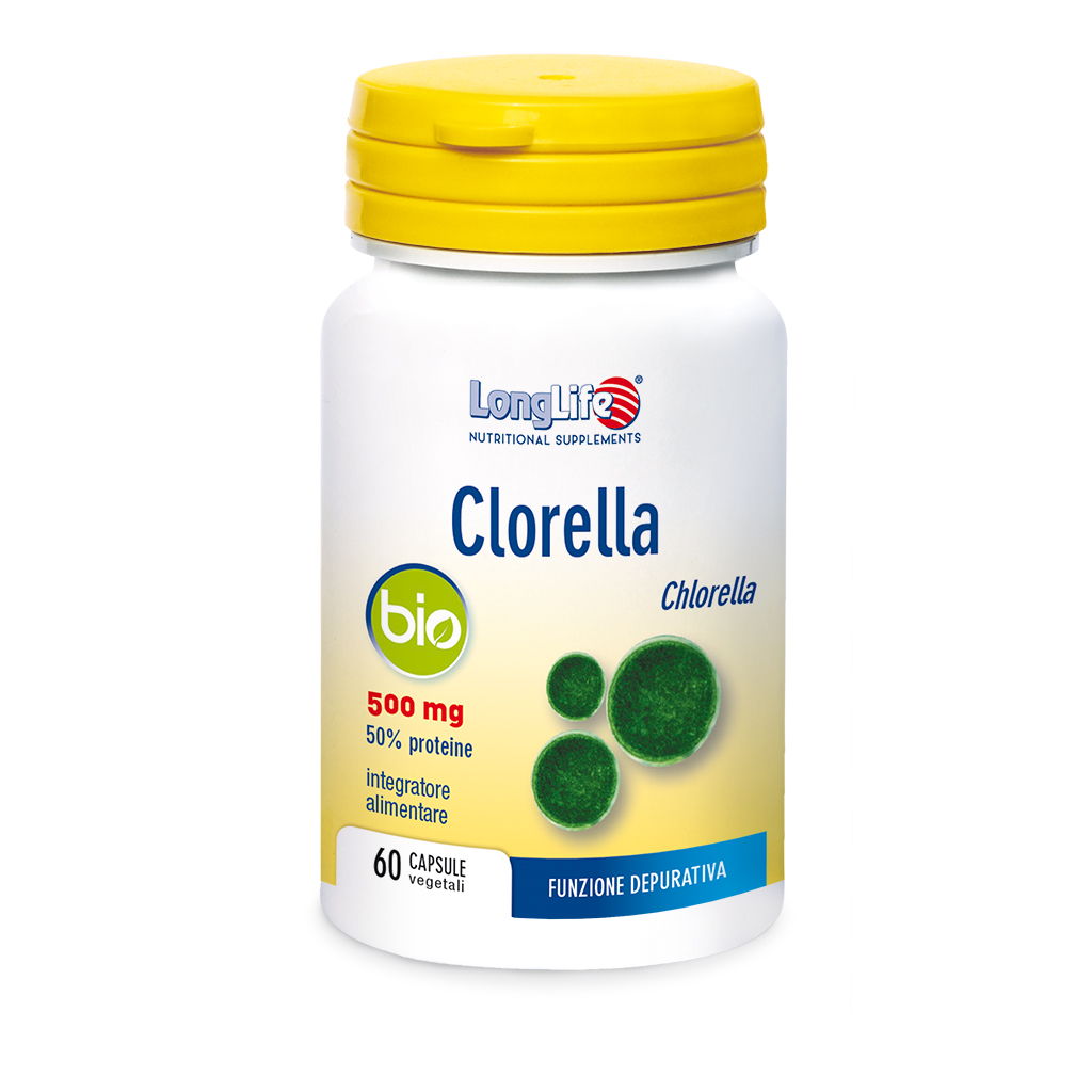 LongLife Clorella Bio Integratore Depurativo 60 Capsule Vegetali