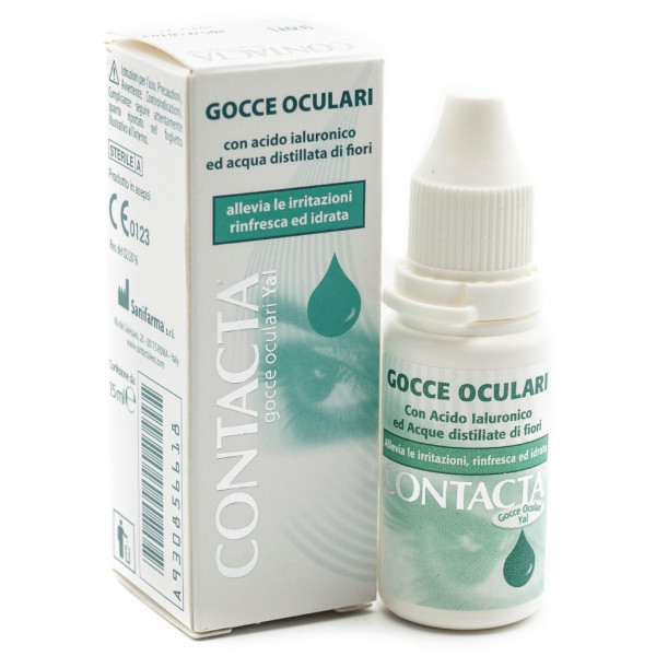 Contacta Gocce Oculari Con Acido Ialuronico Anti Irritazioni 15 ml