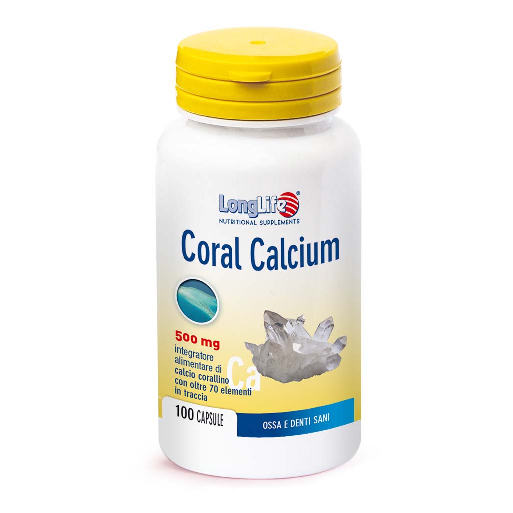 LongLife Coral Calcium Integratore 100 Capsule