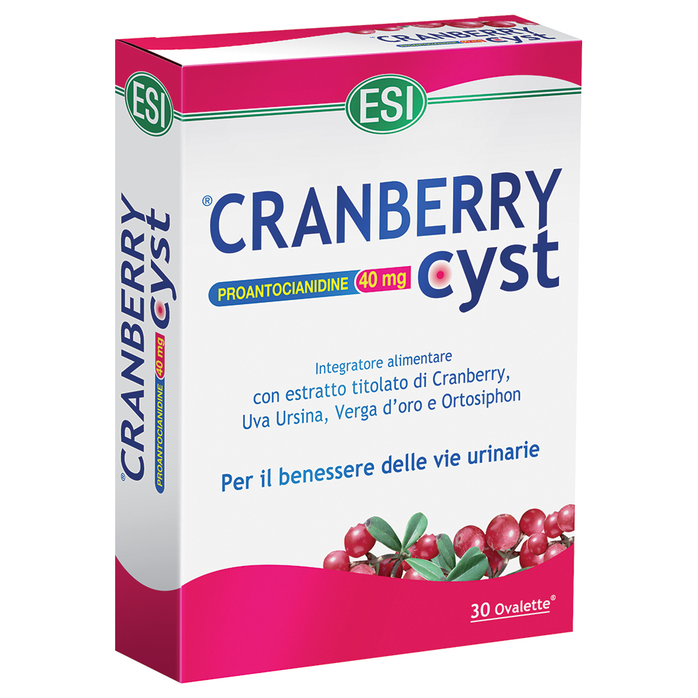 Esi Cranberry Cyst  Integratore Vie Urinarie 30 Ovalette