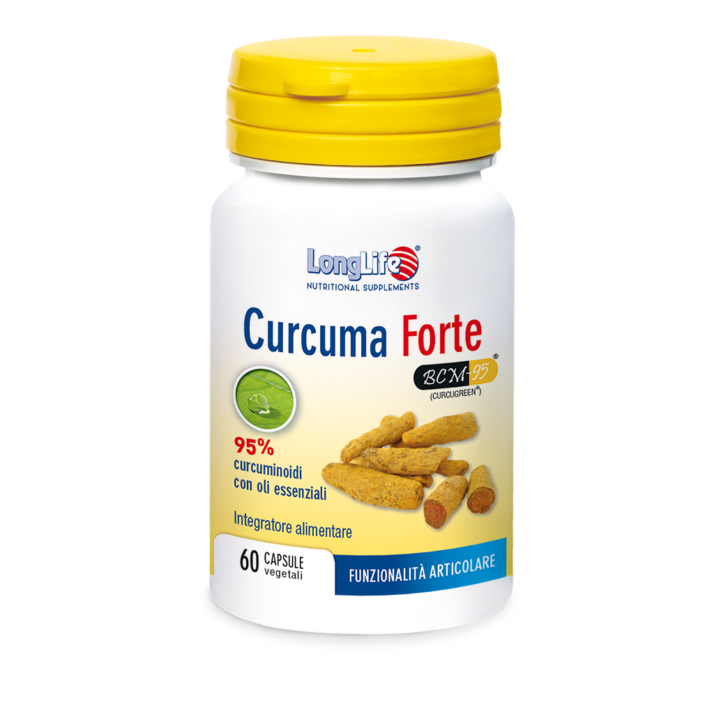 LongLife Curcuma Forte Integratore Curcuma 60 Capsule