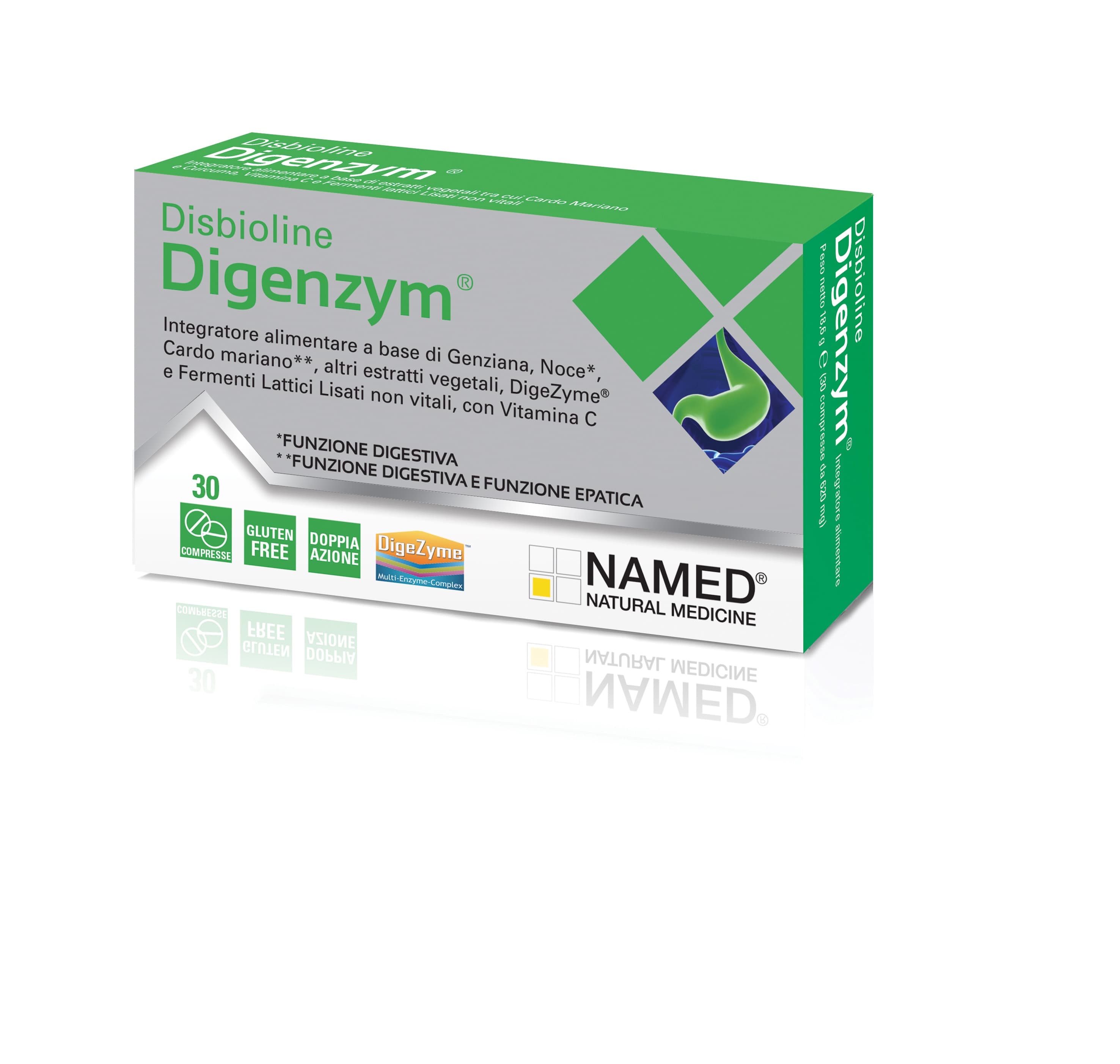 Digenzym AB Integratore Per La Funzione Digestiva 30 Compresse