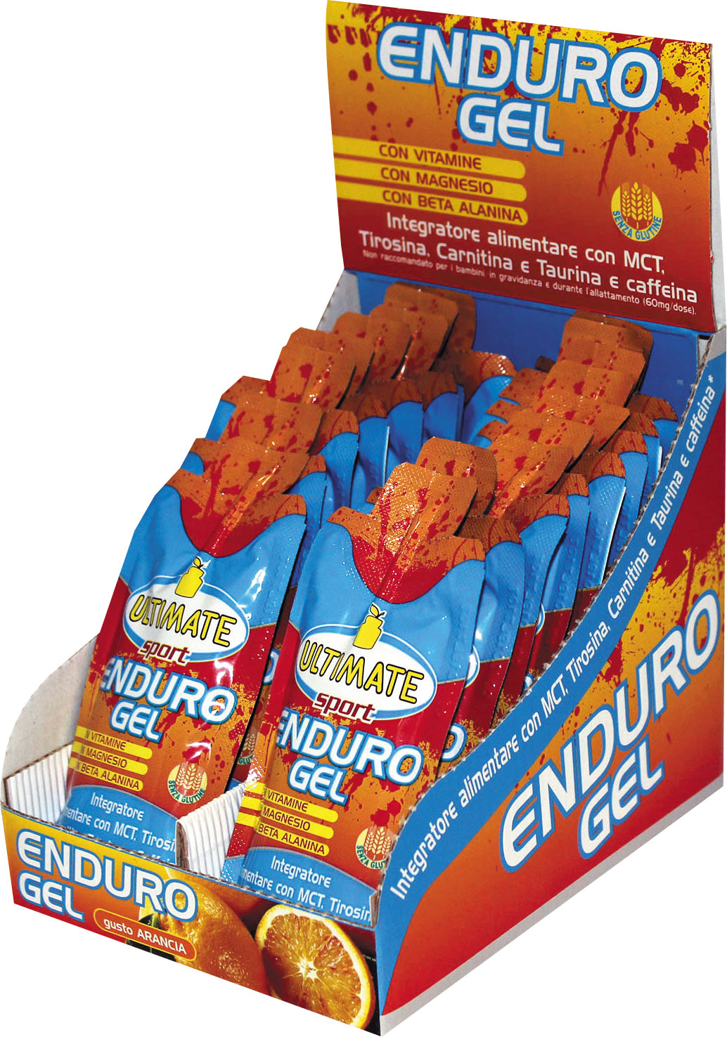 Ultimate Enduro Gel Arancia Integratore Energetico 24 bustine