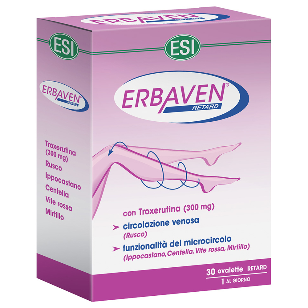 Esi Erbaven Retard Integratore Gambe Pesanti 30 Ovalette