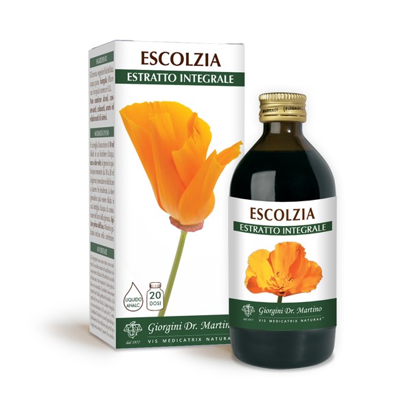 Dr. Giorgini Escolzia Estratto Integrale Integratore Rilassante 200 ml