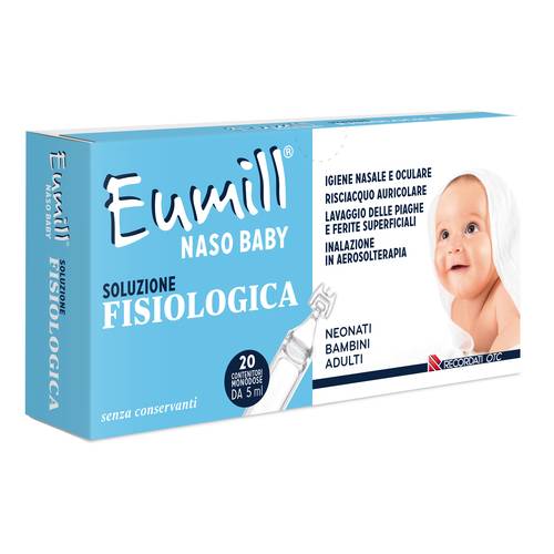 Eumill Naso Baby Soluzione Fisiologica 20 Flaconcini