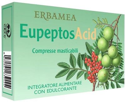 Erbamea Eupeptos Acid Integratore Per La Digestione 30 Compresse Masticabili