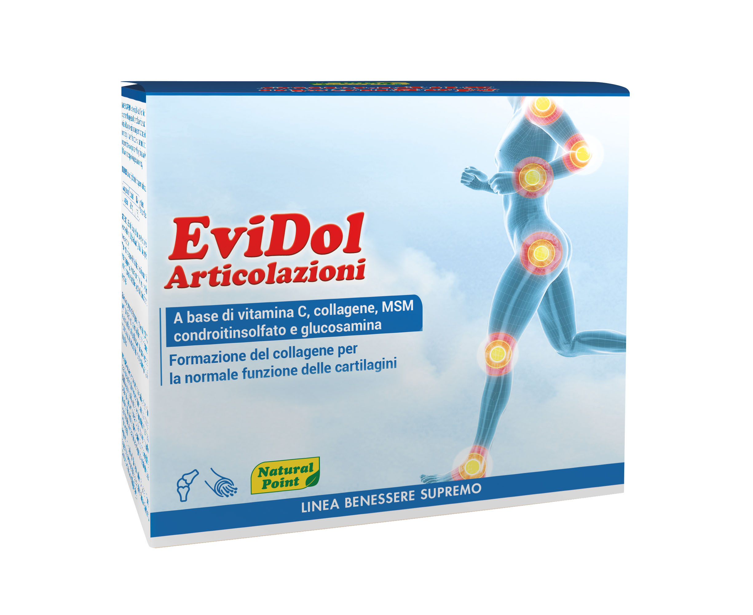 Natural Point Evidol Articolazioni Integratore per Collagene 30 Bustine