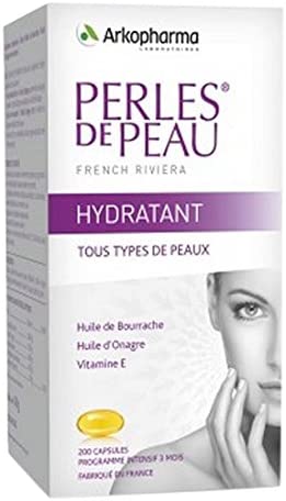 Arkopharma Perles de Peau Idratante Integratore Per la Pelle 60 Perle