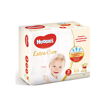 Huggies® Extra Care Taglia 3 4-9 kg