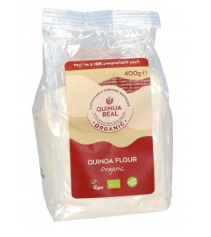 Quinua real farina di quinoa senza glutine bio 400 g