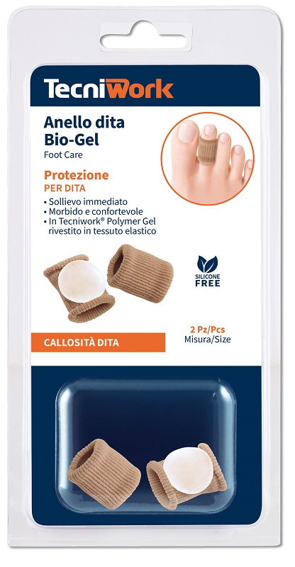 Biogel Anello Protezione Dita dei Piedi Taglia S 2 Pezzi