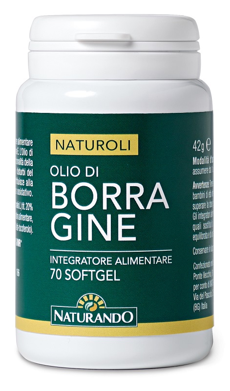 Naturando Olio Di Borragine Integratore 70 Capsule