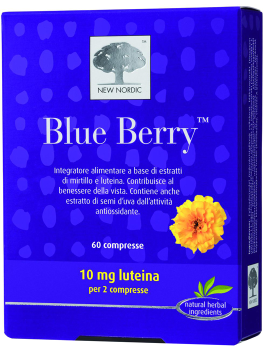 Blue Berry Integratore Funzione Visiva 120 Compresse