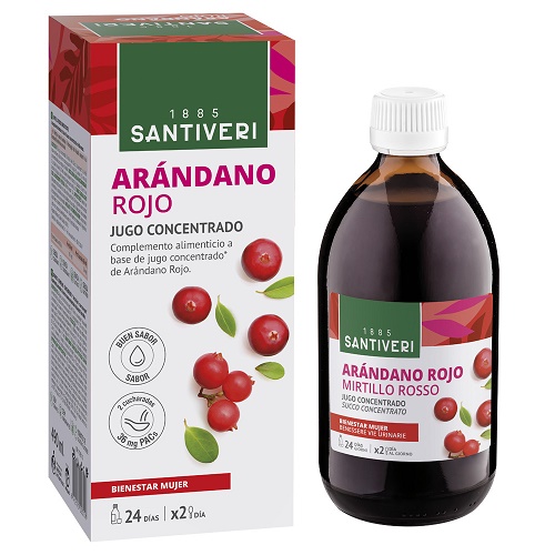 Santiveri Mirtillo Rosso Succo Concentrato 490 ml