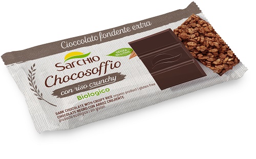 Sarchio Snack Soffio di Riso Con Cioccolato Fondente 25 g