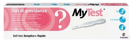 My Test Hcg Rapid Test Gravidanza 2 Pezzi