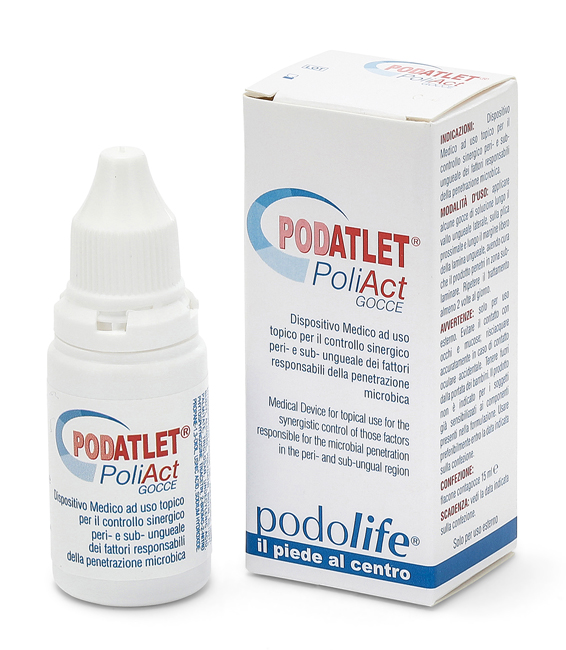 Podatlet Poliact Gocce Trattamento Unghie 15 ml