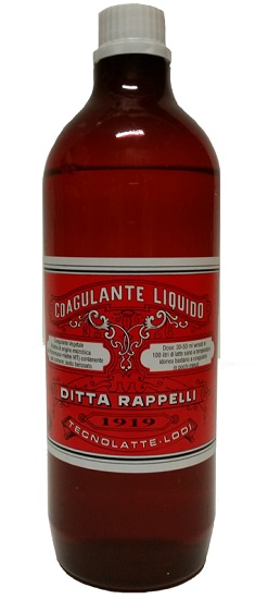 Coagulante Liquido - Indicato per la produzione di formaggi freschi 1 Litro