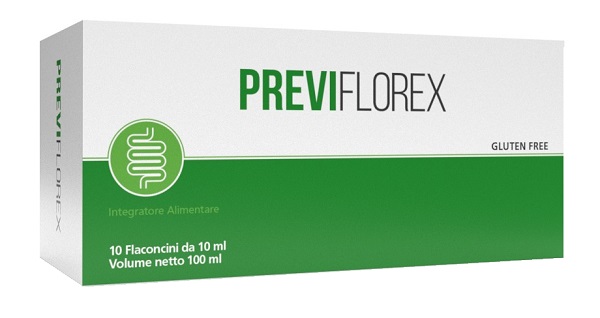 Previflorex Integratore 10 Flaconi da 10 ml