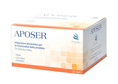 Aposer Integratore Per La Prostata e Le Vie Urinarie 24 Stick