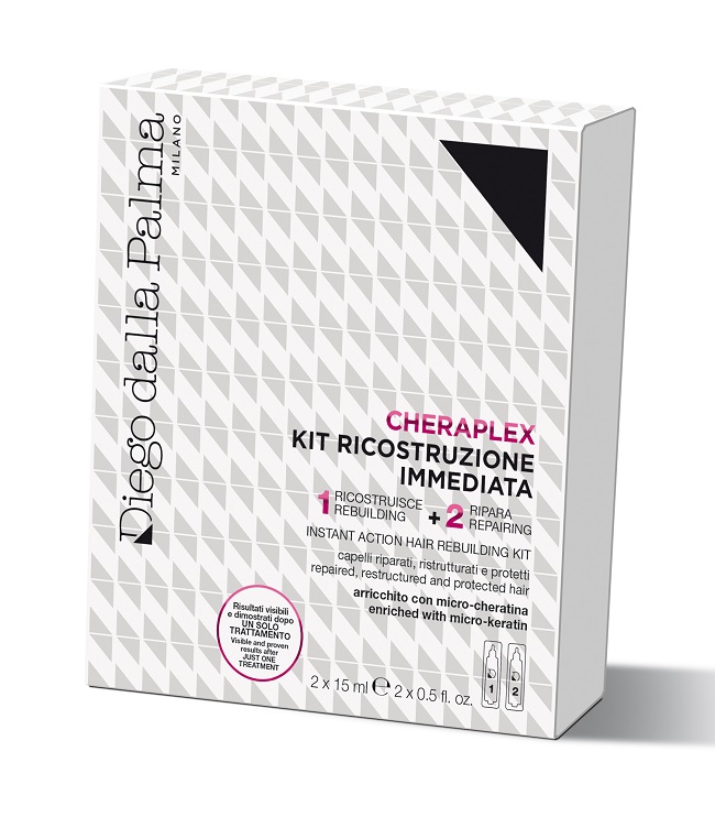 Diego dalla Palma Cheraplex Kit Ricostruzione Immediata per Capelli 2 fiale da 15 ml