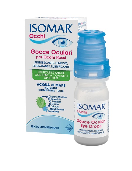 Isomar Occhi Multidose Gocce Oculari Occhi Rossi 10 ml