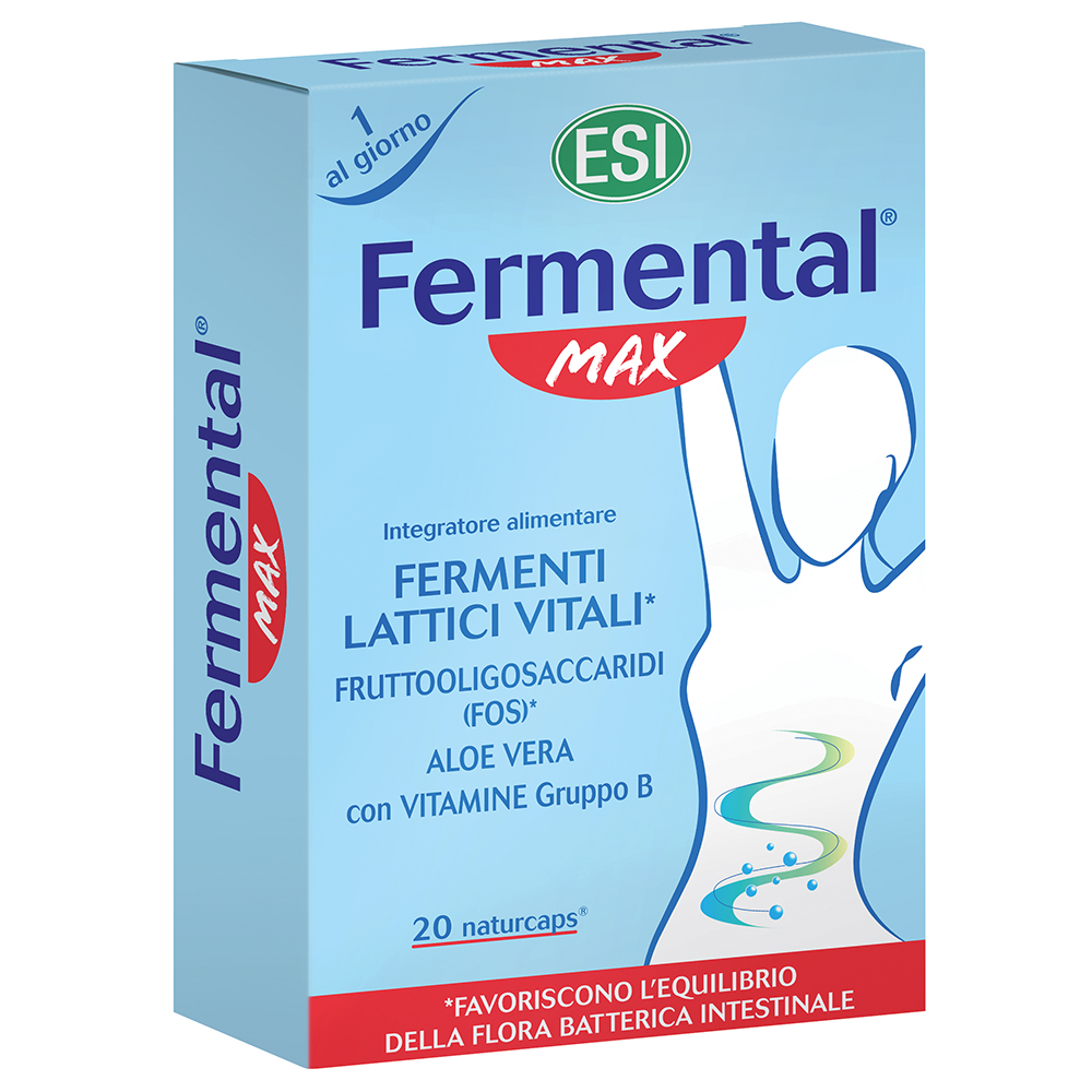Esi Fermental Max Naturcaps Integratore Intestinale 20 Capsule