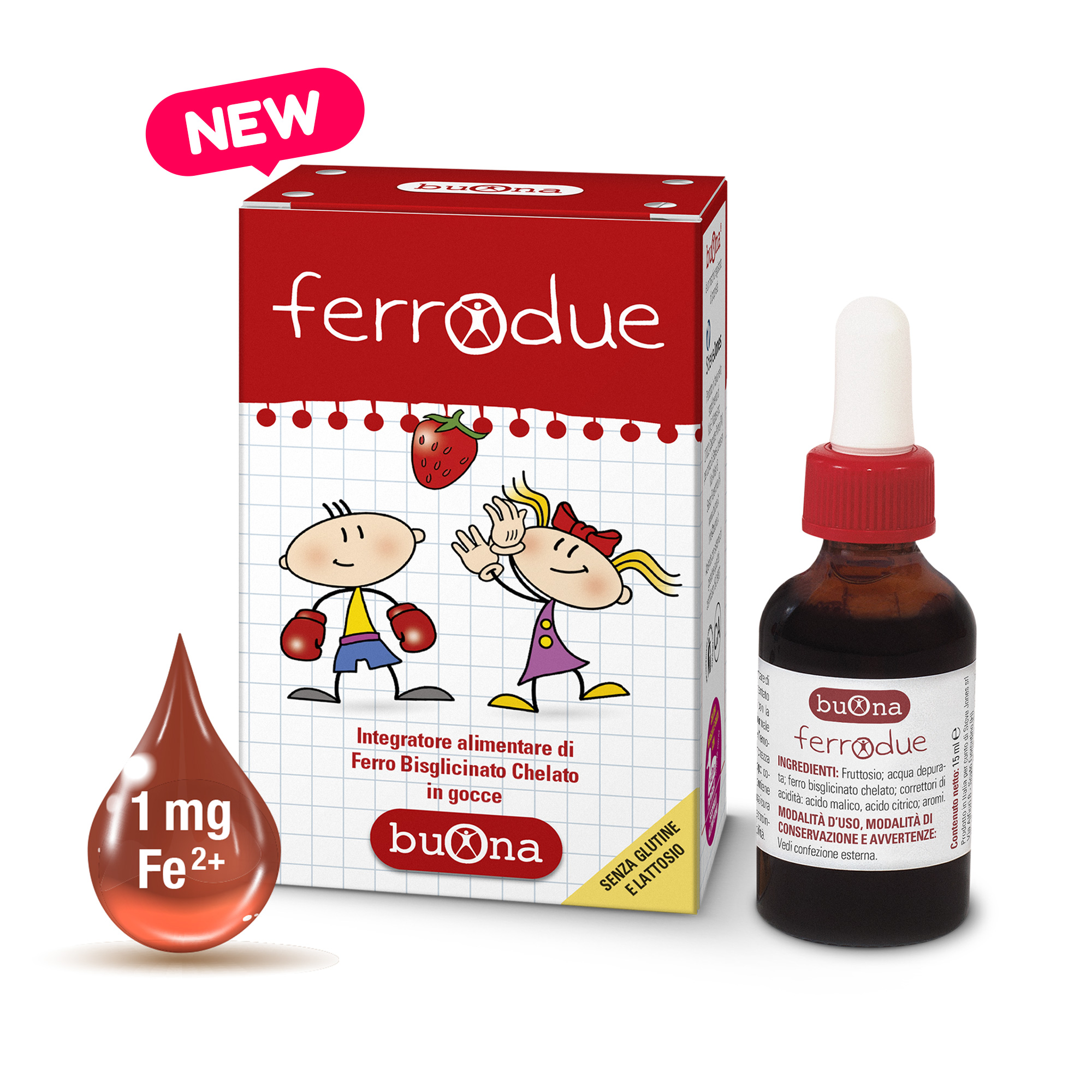 Ferrodue Integratore Gocce 15 ml