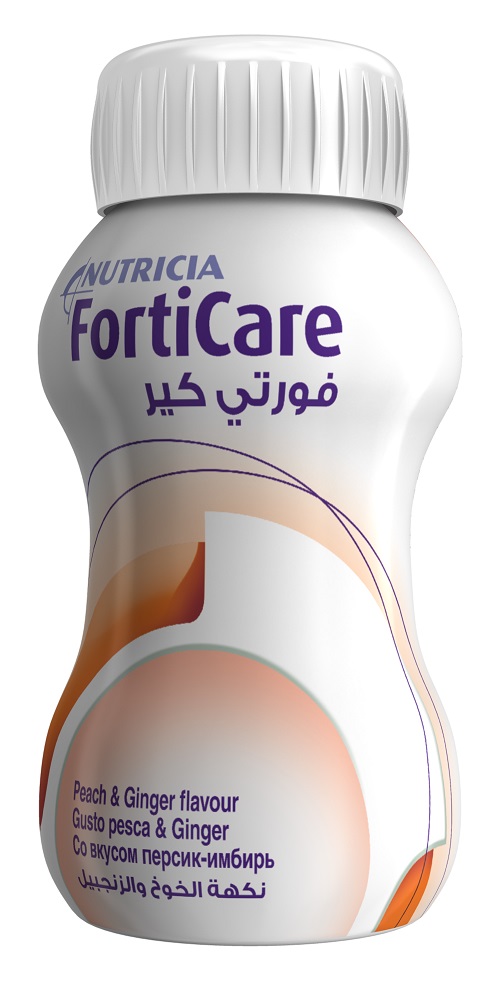 Forticare Integratore Gusto Pesca E Ginger 4x125 ml