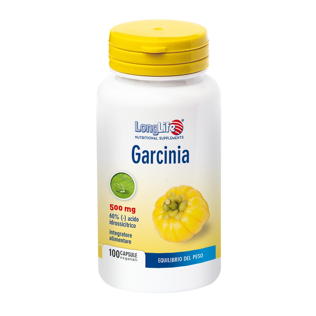 LongLife Garcinia Integratore Dimagrante 500 mg 100 Capsule