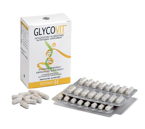 Glycovit Derma H Integratore Capelli e Unghie 64 Capsule
